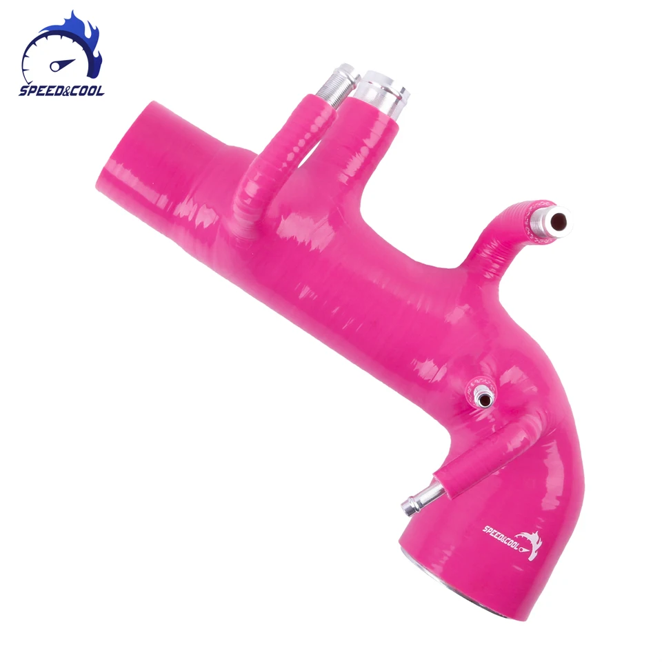 Red Silicone Turbo Inlet Hose For 2002-2007 Subaru Impreza WRX & 2004-2014 STI - Bolt-On Induction Upgrade