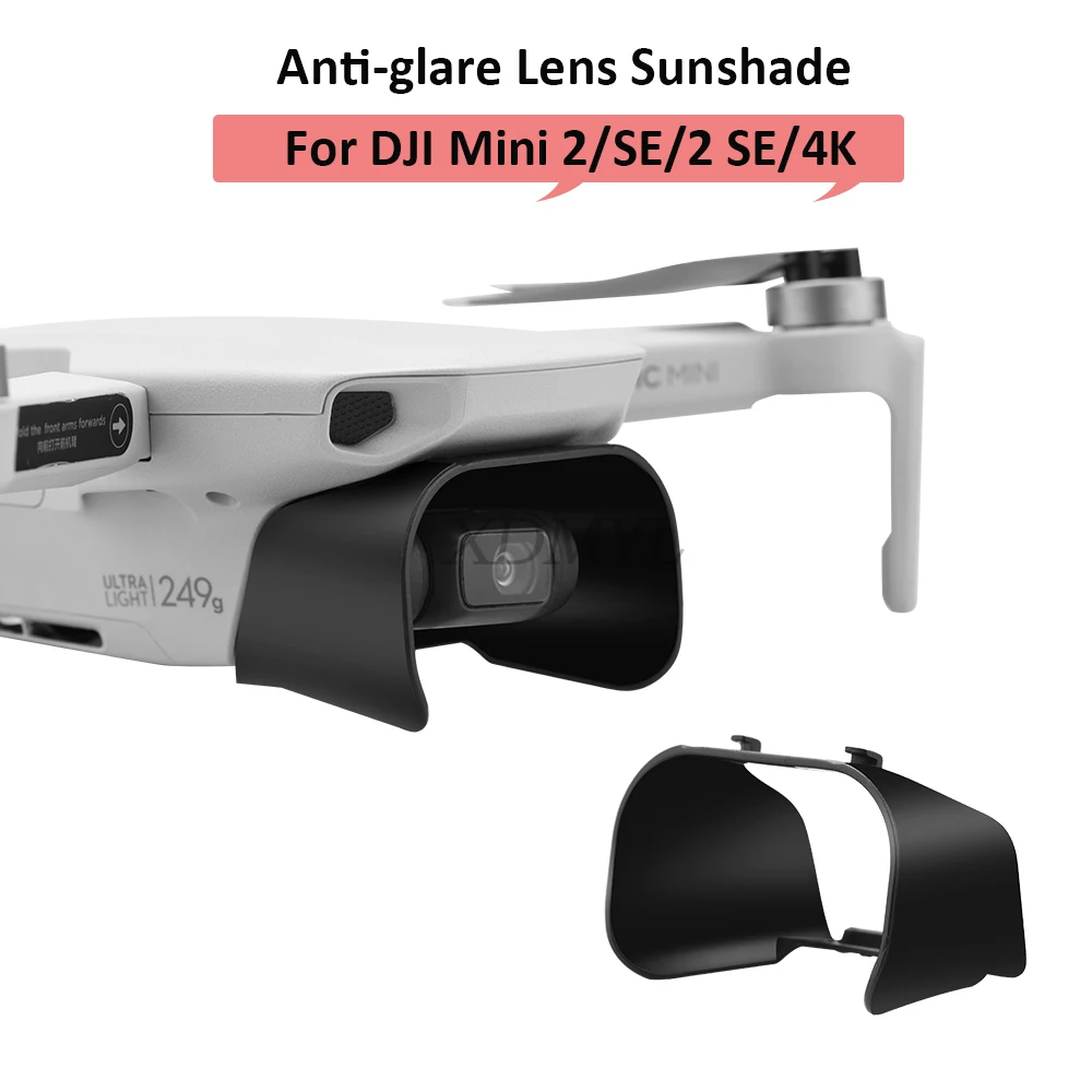 

Солнцезащитный козырек для объектива для DJI Mini 2/Mini SE/Mini 2 SE/Mini 4K Gimbal Camera Guard Антибликовая Защитная крышка бленда аксессуары для дрона