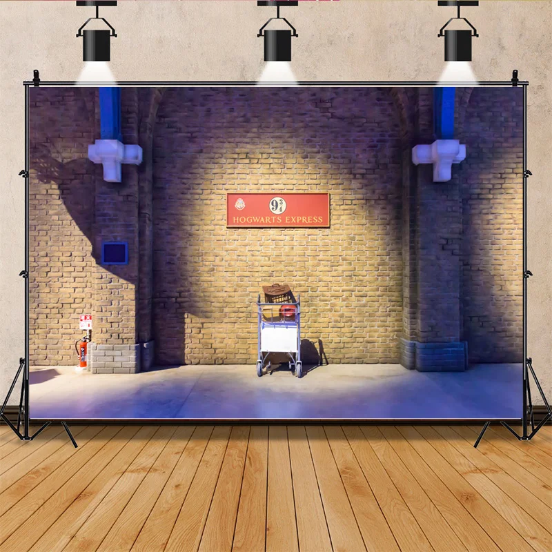 

SHUOZHIKE Art Cloth Castle Broom Church Photography Background Heaven Magic School Photo Studio Backdrops Photocall HL-35