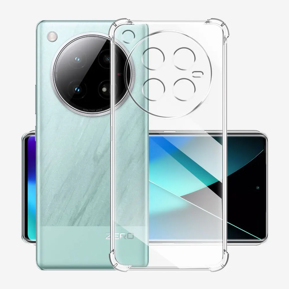 Clear Silicone Shockproof Phone Case - Transparent Protective Back Cover