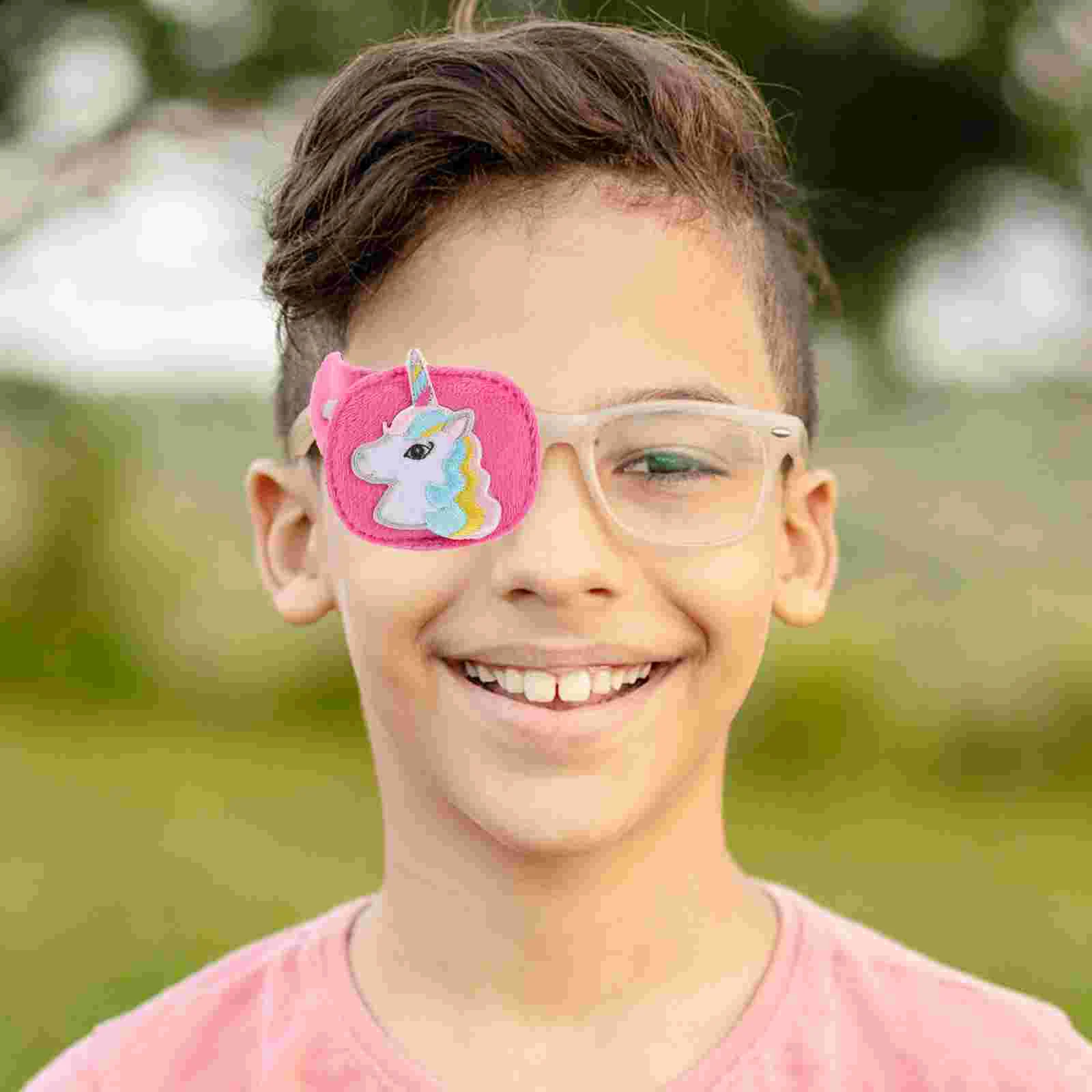Children Eye Patches Portable Covers Full Kids Single Cartoon for Glasses Mask Blindfold 5