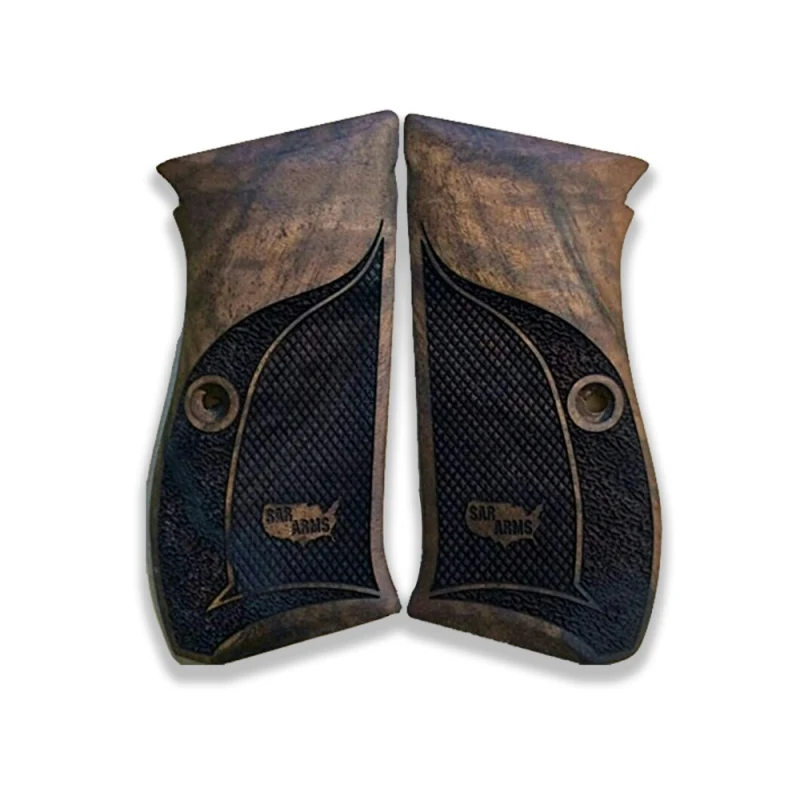 Impugnature In Noce Compatibili St10 Di Marca Ksd Sar (Ondulate) Double-Checkering