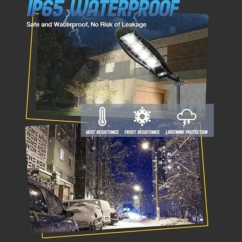 Description Picture 2 of itemSolar Street Lights Outdoor, Solar Lamp With 3 Light Mode Remote Control Waterproof Motion Sensor Lighting for Garden Patio Path