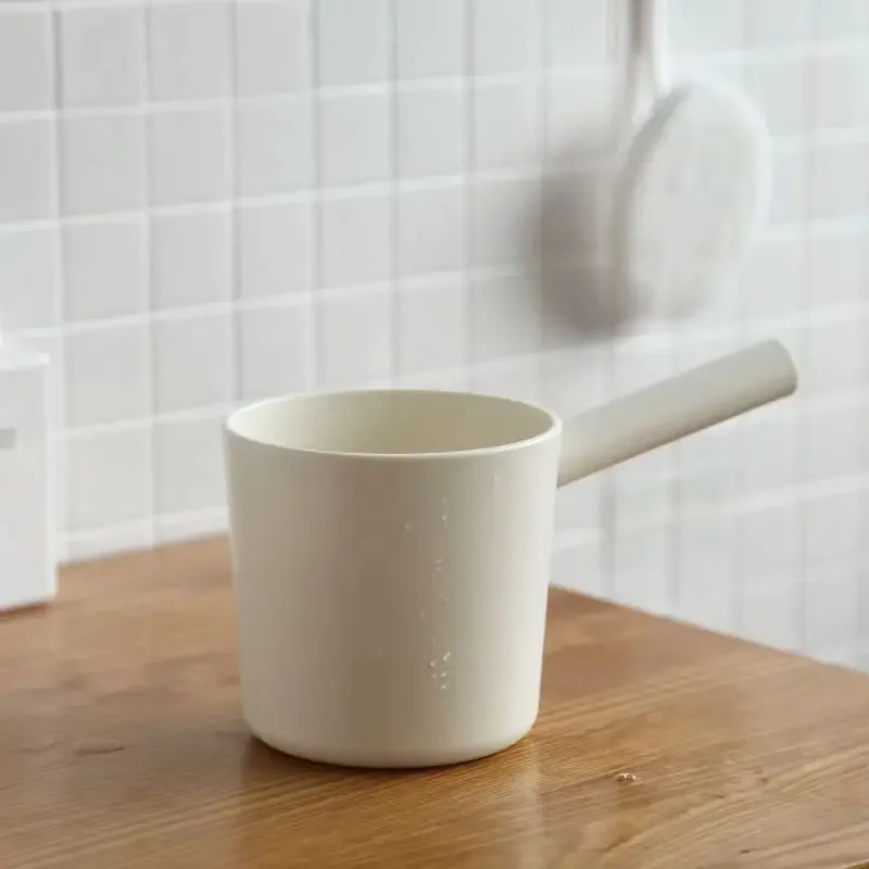 Japan Style Large Water Ladles Wood Handle Portable Scoop Kitchen Tools Household Multi-function Shampoo Dipper Bath Spoon