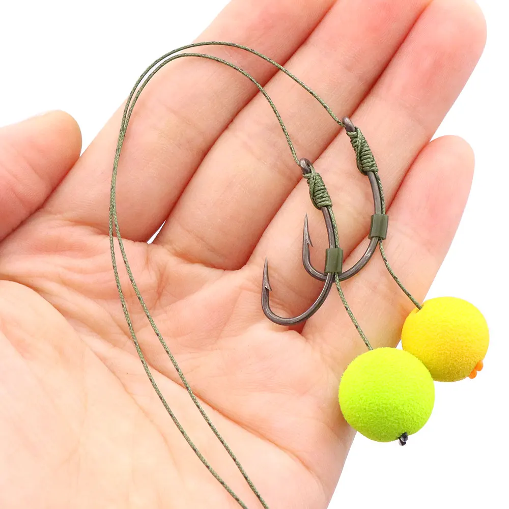 Fishing Line 20m Carp Fishing Line 12 Strand Braided Wire Hair Rig Hooklink For Boilie Fishing Method Feeder Carp Accessory Tackle 20/25/35LB