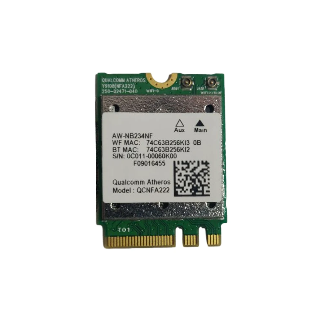 

For Qualcomm Atheros WIFI Card 2 4 5GHz Dual Band 802 11abgn with for Bluetooth 4 0