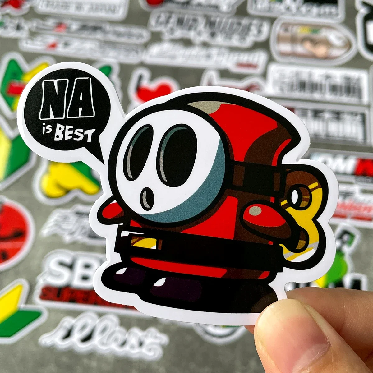Motorcycle stickers 40PCS/Lot random car bike helmet tank racing JDM logo accessories decals for Yamaha Kawasaki Voge CFMOTO