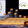 1X 4ml 5ml 8ml 10ml 12ml 17ml 20ml 25ml 28ml 30ml 40ml Small Glass Test Tube With Cork Stopper Storage Glass Bottles Jars Vials 4