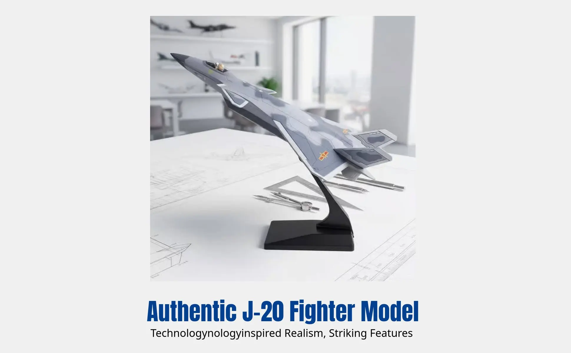 J20 Fighter Alloy Model, Stealth Aircraft Simulation, Display Decor for Boys, Kids, with Stand J20 Fighter Alloy Model, Stealth Aircraft Simulation, Display Decor for Boys, Kids, with Stand