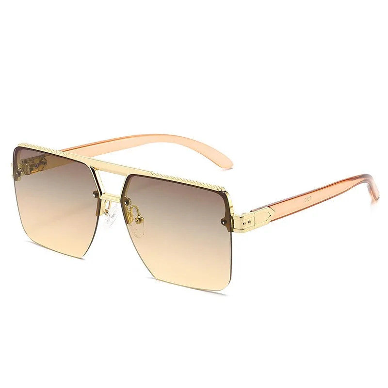 Square Men's Sunglasses Personality Versatile Fashion Car 1203