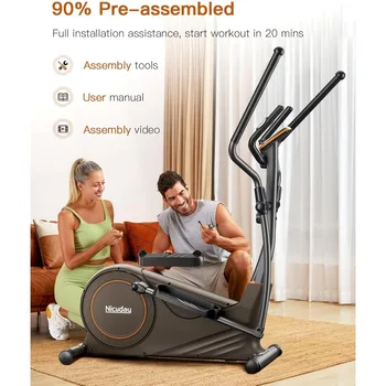 Niceday Elliptical Machine, Elliptical Exercise Machine for Home with Hyper-Quiet Magnetic Driving System 6