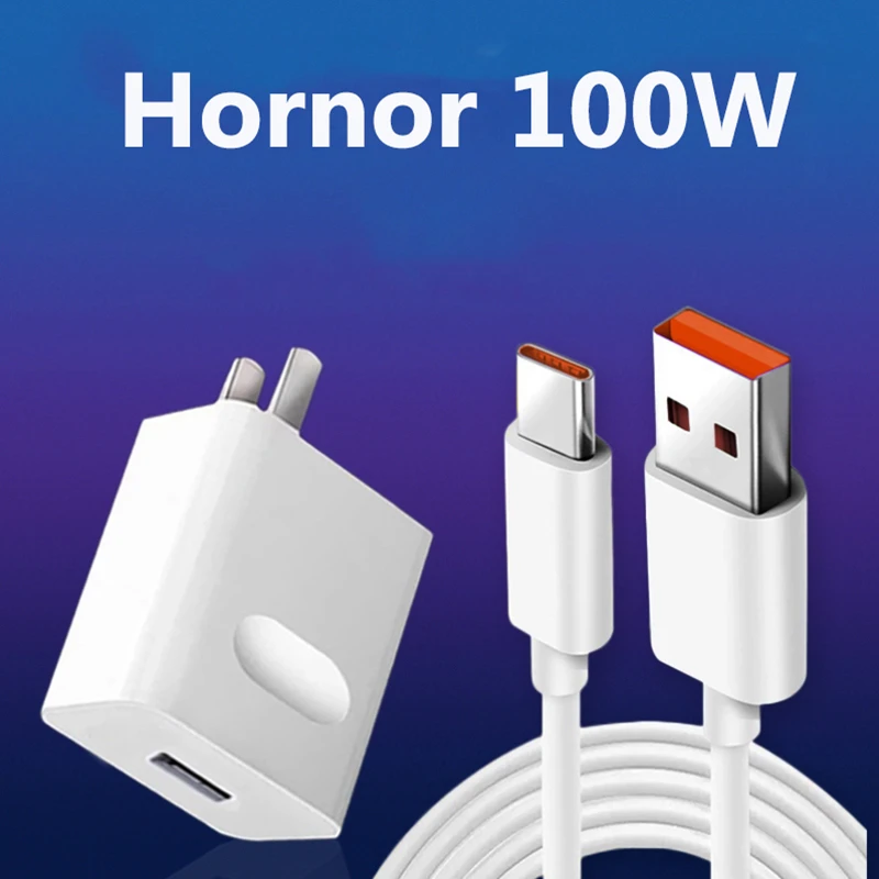 65 watt car charger Original Honor 100W Max Super Fast Charger 6A USB Type-C Quick Charging Cable For Huawei P50 Mate 40 Pro Honor 60 50 Pro V40 X20 best 65w usb c charger