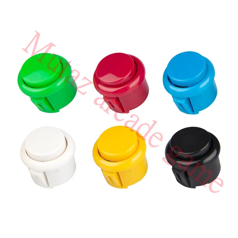 10 Pezzi/Vendita Calda 24Mm Arcade Game Machine Round Game Push Button