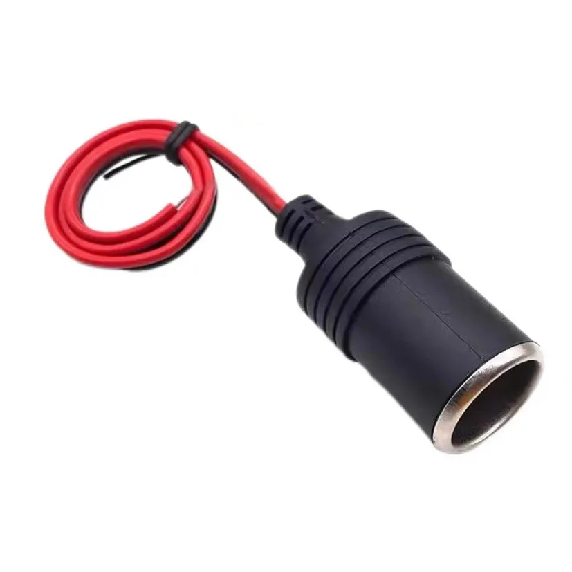 10A/20A 최대 200W 차량용 시거잭 충전기 암 소켓 플러그(30cm 케이블 커넥터 어댑터 포함) 범용 12v