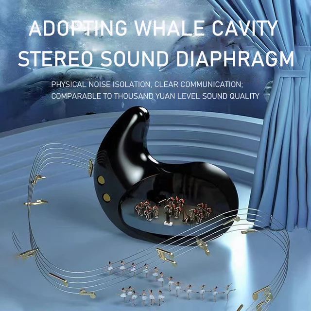 SK MD538 Invisible Sleep Headphones 5.3 Wireless Bluetooth Headset Ultra-Thin Noise Reduction Stereo Earphones IPX6 Waterproof 2