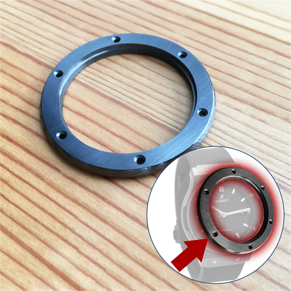 511 520 Lunetta In Ceramica Spazzolata Per Hub Hublot Classic Fusion 45M Orologio Automatico