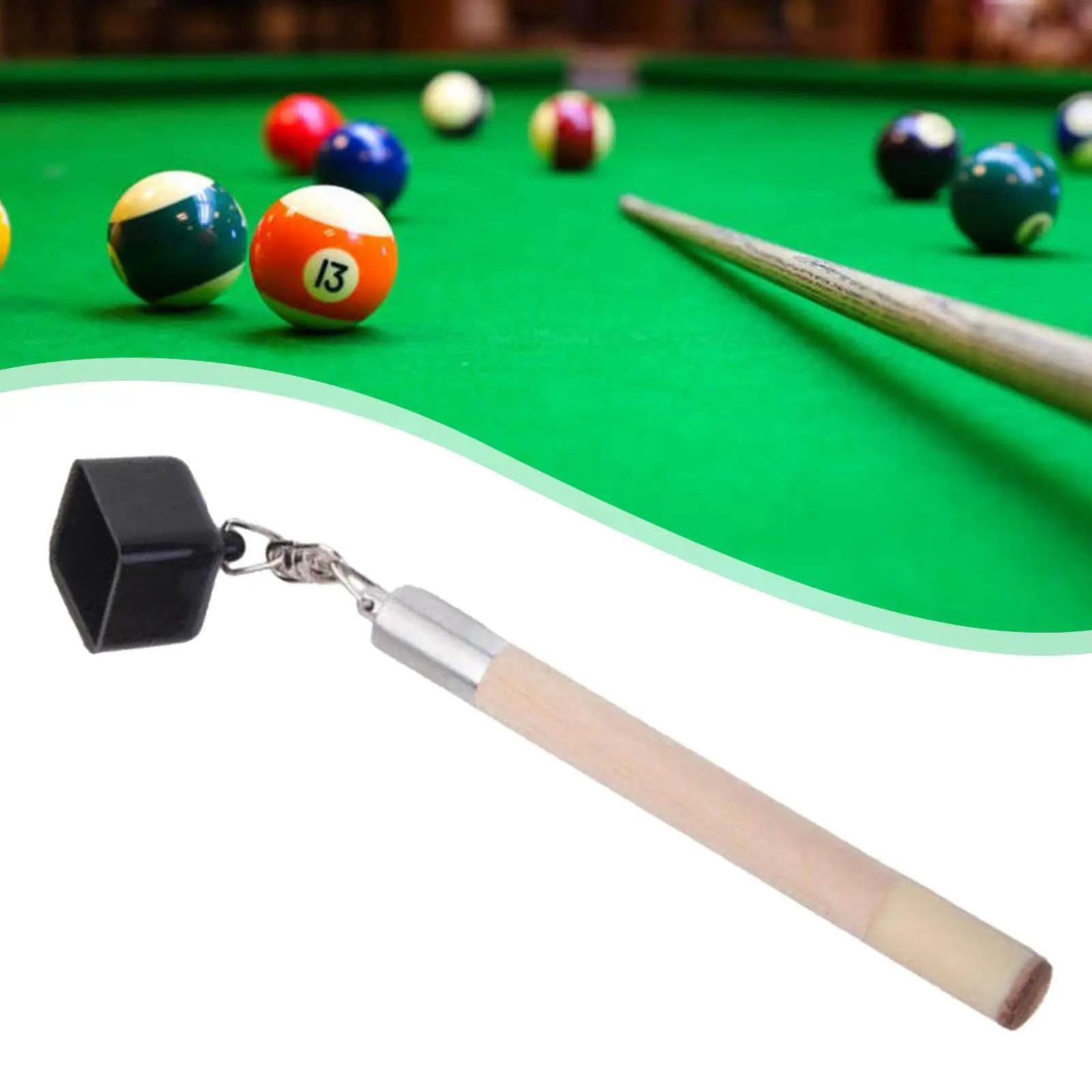 Snooker Billiards Pool Table Aluminum Chalk Holder Case Cue Tip Lightweight 