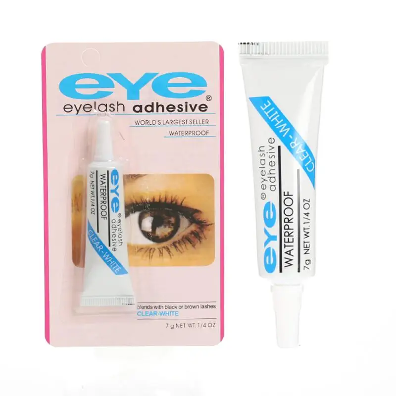 False Eyelashes Glue Clear-white/Dark-black Waterproof Eye Lash Glue False Eyelashes Makeup Adhesive Cosmetics Tools