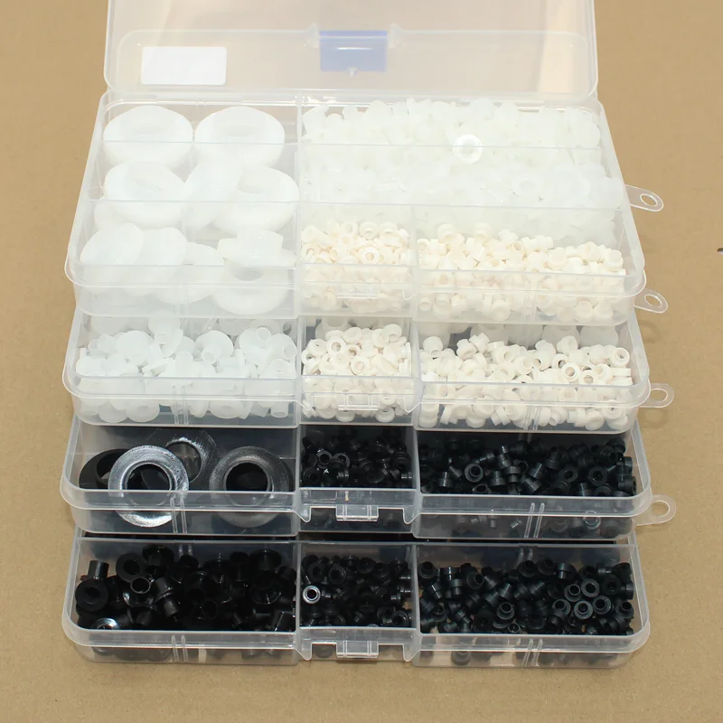 up to 414p T-Shaped Nylon Washer TW3 TW6 TW8 TW9 TW10 t0 TW16 Plastic Concave Convex Screw Sleeve Insulating Particle for Screw o ring gasket washers and gaskets