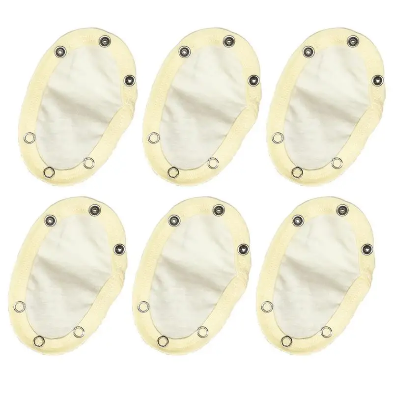 

Onesie Extender 6PCS Onesie Water-Absorbing Leakproof Romper Extender Breathable Kids Bodysuit Extender For Indoor & Outdoor