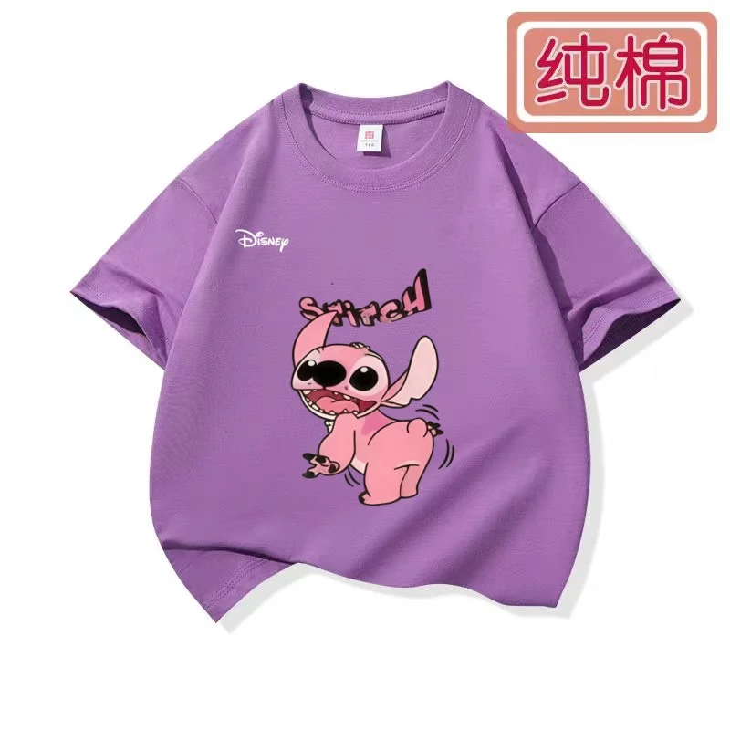 T-shirt Disney Angel Violet Pur Coton - Style Fun & Confort
