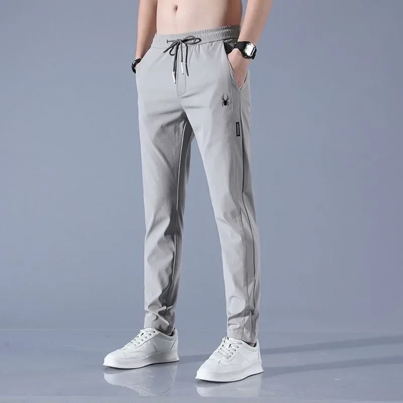 2025 Men's Golf Clothing Pants Polyamide Fabric Elasticity Quick Dry Men Trousers Sweatpants Spring Korea Man's Running Wear 6