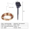 32m/22/12/7m Solar Led Light Outdoor Festoon Lamp Garden Outdoor Fairy Garland String Christmas Decor Lighting Strip Waterproof 5