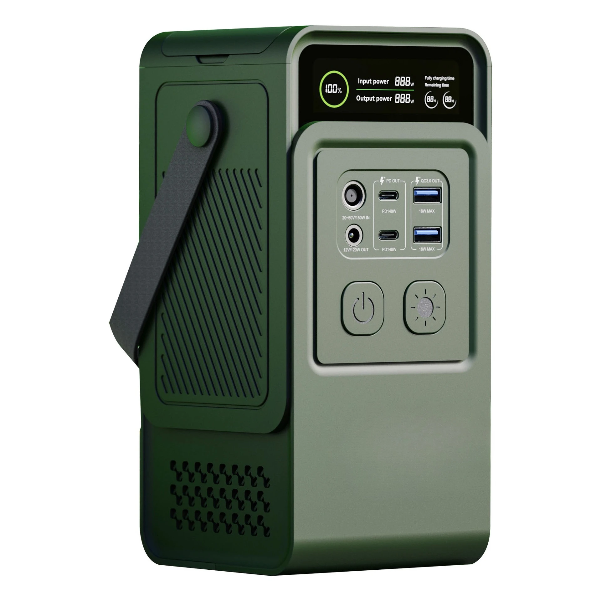 Batteria PowerBank LiFePo4 per centrale elettrica portatile da 200 W 60000 mAh Alimentatore portatile esterno Alimentatore di emergenza - Image 2