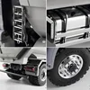 Toys LESU 1/14 MAN 6x6 RC Dump Truck Tripper Metal Front Cylinder Hydraulic RC Cars W/ Lights Sound For Adults 3