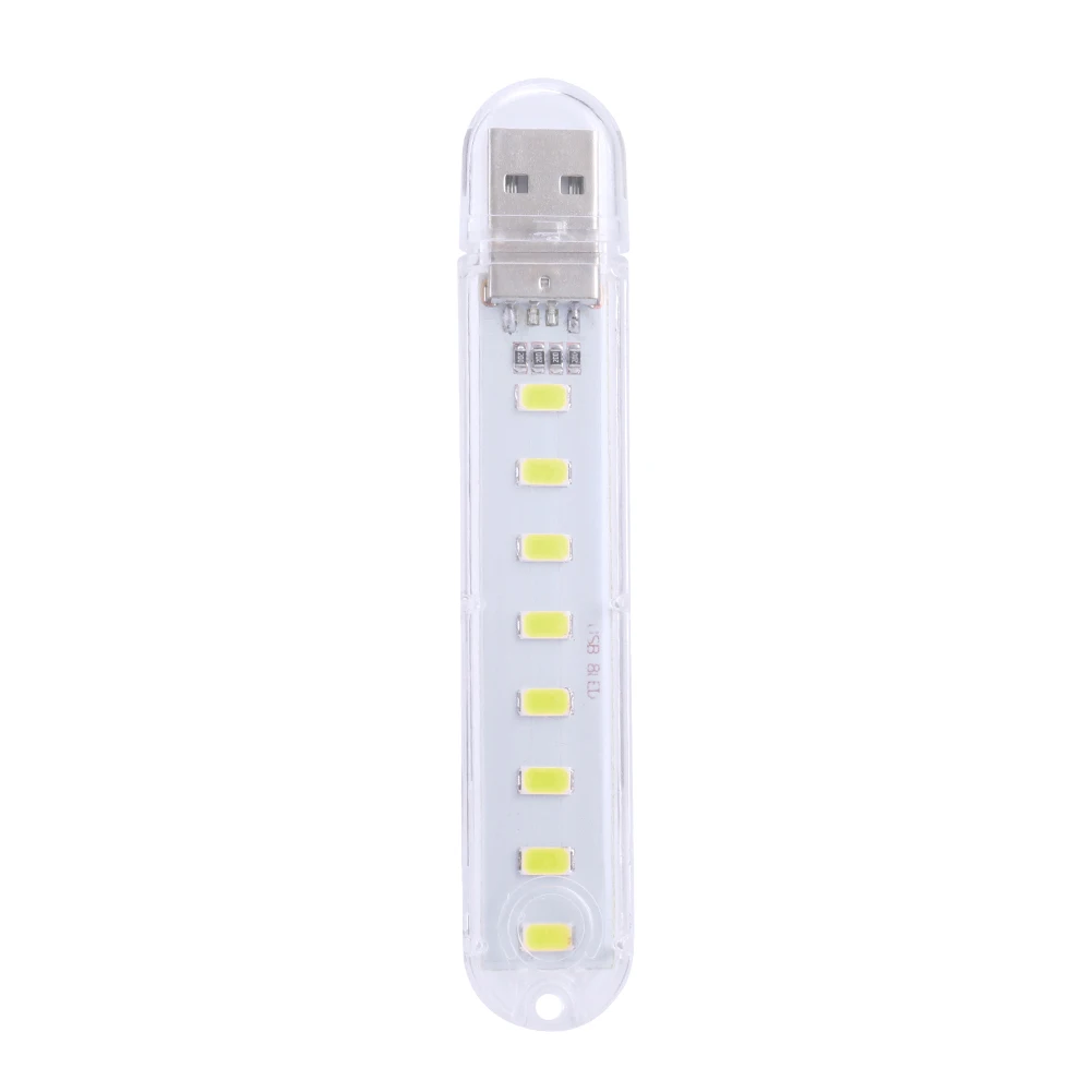 1/2/4Pcs 미니 USB 야간 조명 흰색/따뜻한 빛 소형 캠핑 램프 캠핑 하이킹을 위한 경량 소형 독서등