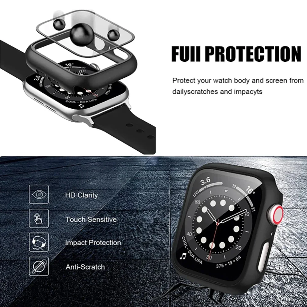 Premium Glass Cover for Apple Watch - Screen Protector for Various Sizes