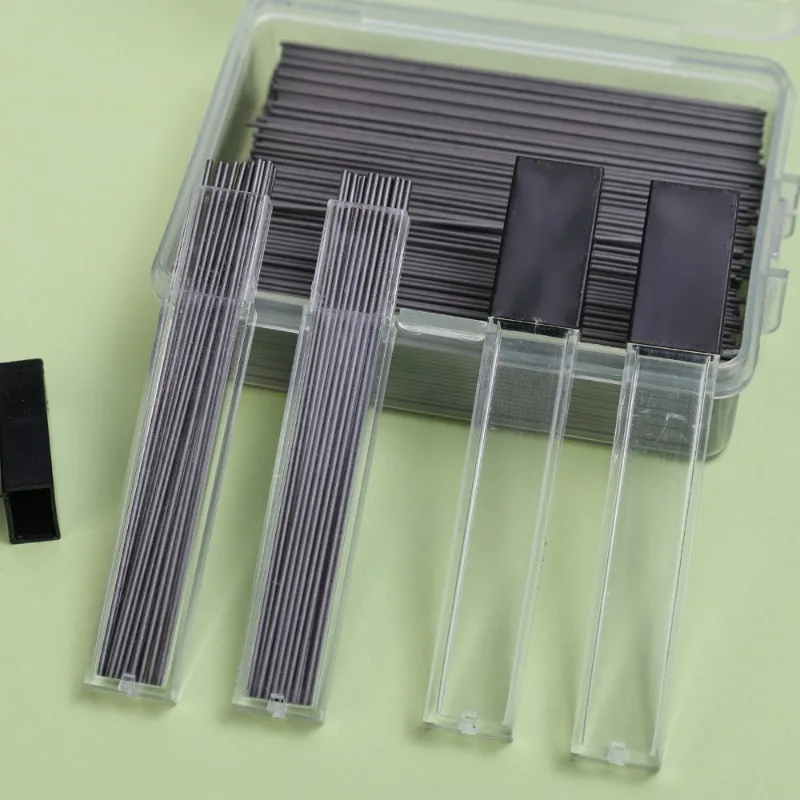 2000-1000Pcs 2B 연필 리드 리필 0.5/0.7mm 기계식 연필 교체 리드 연필 리필 학생 지울 수있는 쓰기 편지지