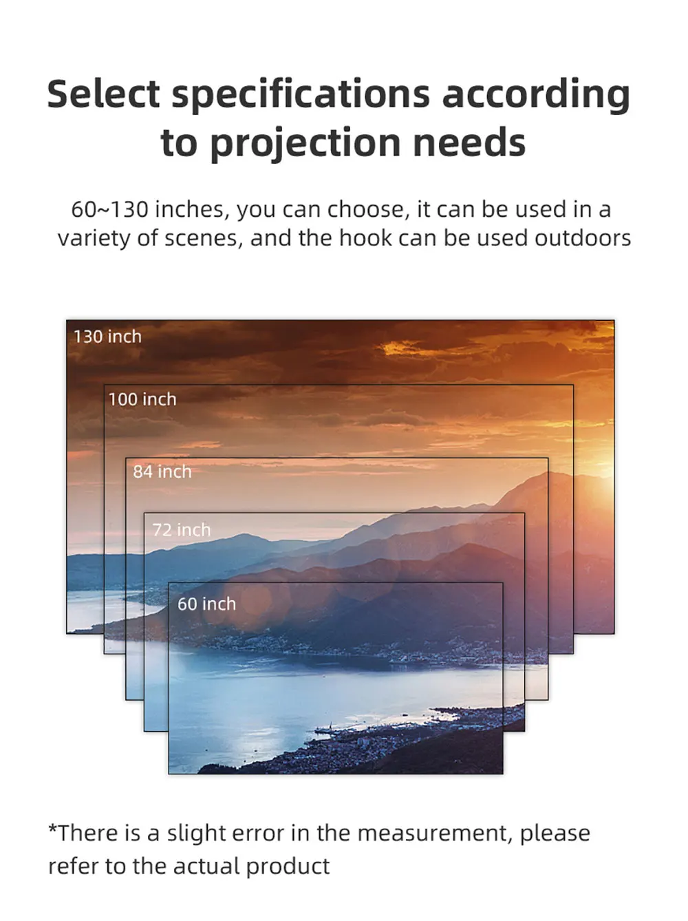 Projetor tela