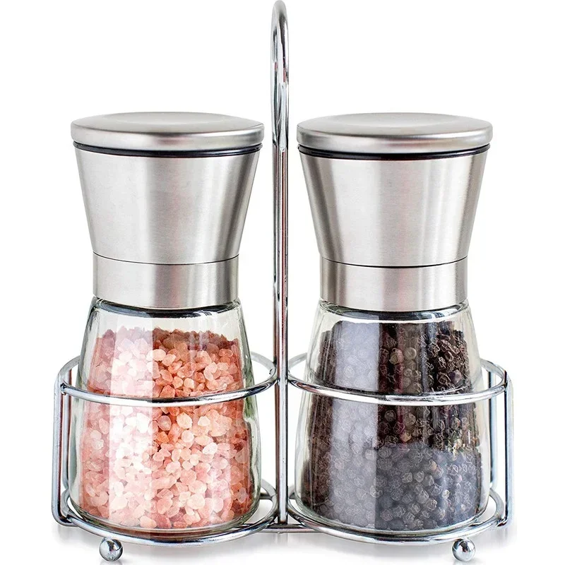 Stainless Steel Manual Spice Grinder for Kitchen