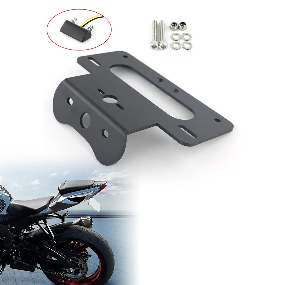 License plate holder motorcycle license plate holder Fit Suzuki GSXR600 750 GSXR 600 750 GSX-R 600 2011-rear tail tidy fender eliminator plate holder GSX-R600 GSXR750