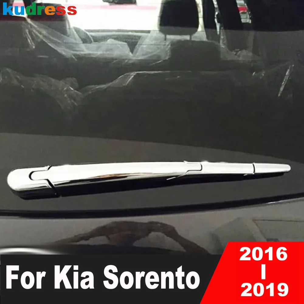 For Kia Sorento 2016 2017 2018 2019 Abs Chrome Rear Window Wiper Cover