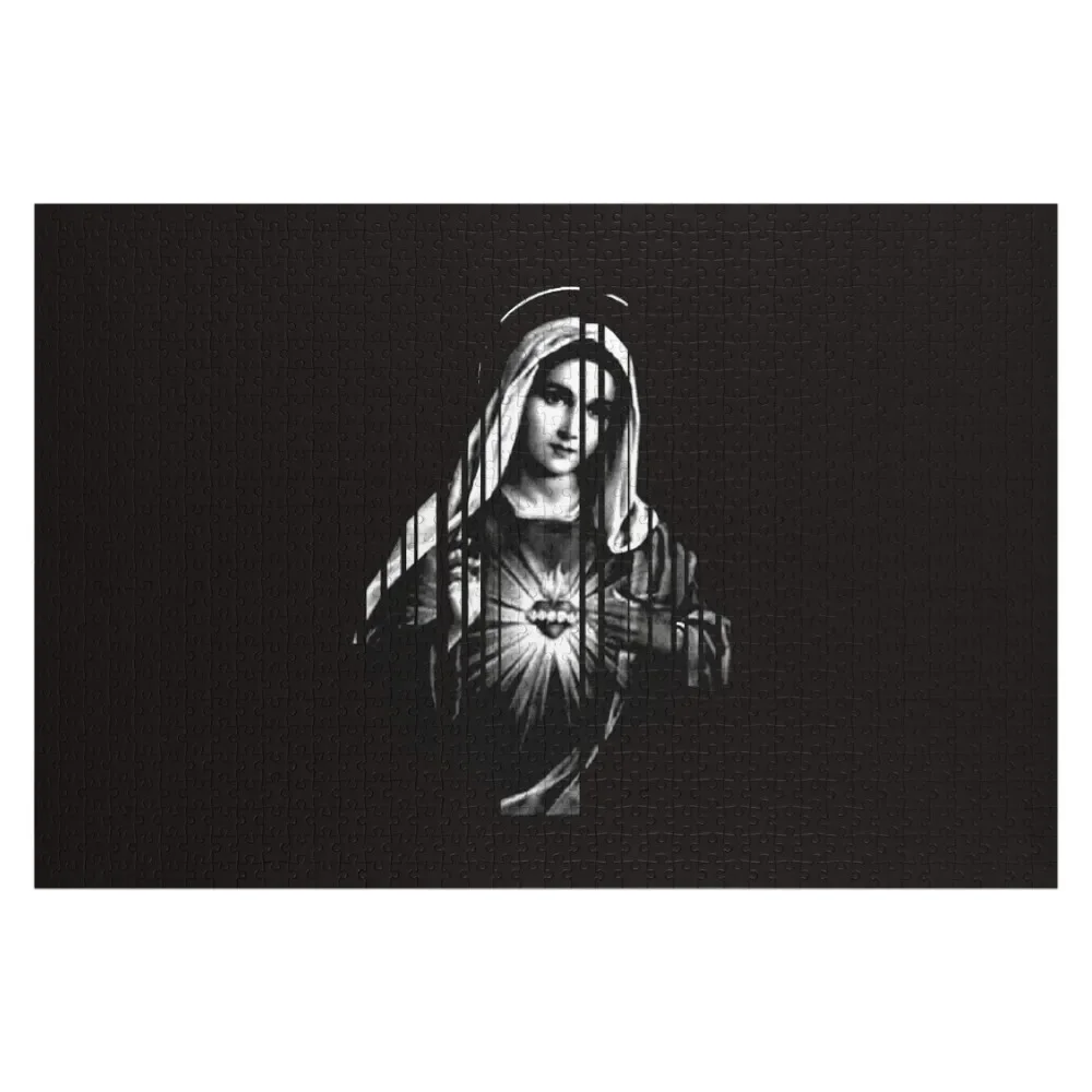 Virgin Mary- Heart Jigsaw Puzzle Woods For Adults Custom Jigsaw Puzzle