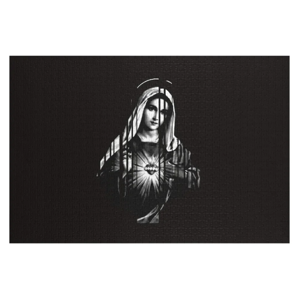 

Virgin Mary- Heart Jigsaw Puzzle Woods For Adults Custom Jigsaw Puzzle