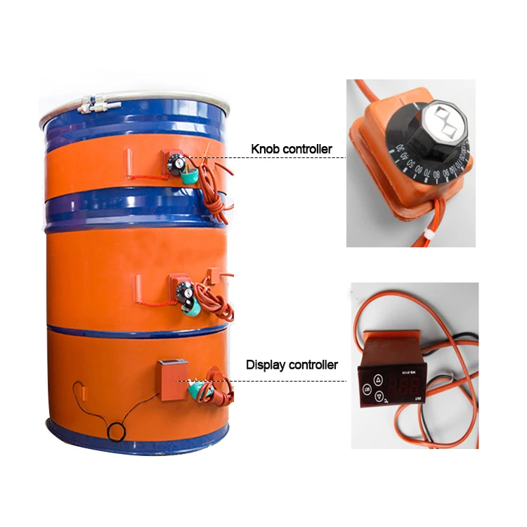 55 Gallon Flexible Electric Silicone Rubber Oil Drum Heating Element Band  For Drums - Switching Power Supply - AliExpress