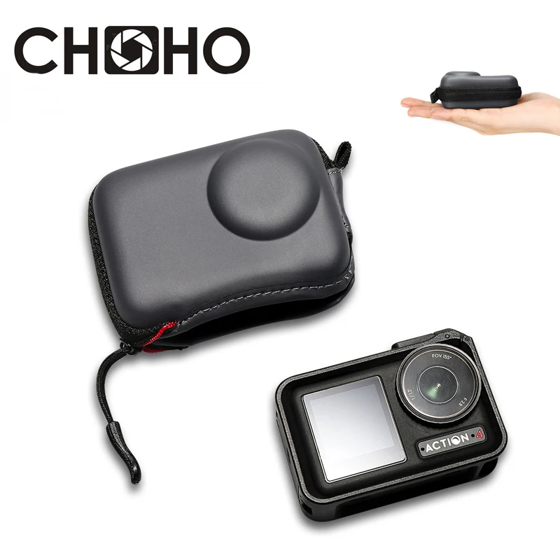 Per Dji Osmo Action 3 4 Accessori Mini Case Bag Collection Eva Portable Waterproof Half Zip + Lock Per Dji Action4 Camera