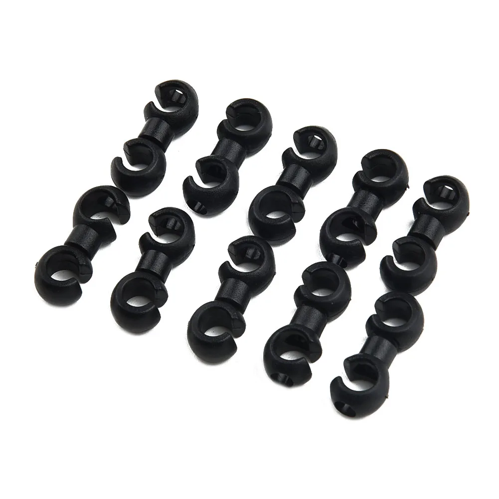 

10pcs Bicycle S-Shaped Hook Clips Cross Tidy Buckle Rotating Clamp Cable Housing Accessories Bicycle Parts Brake Gear