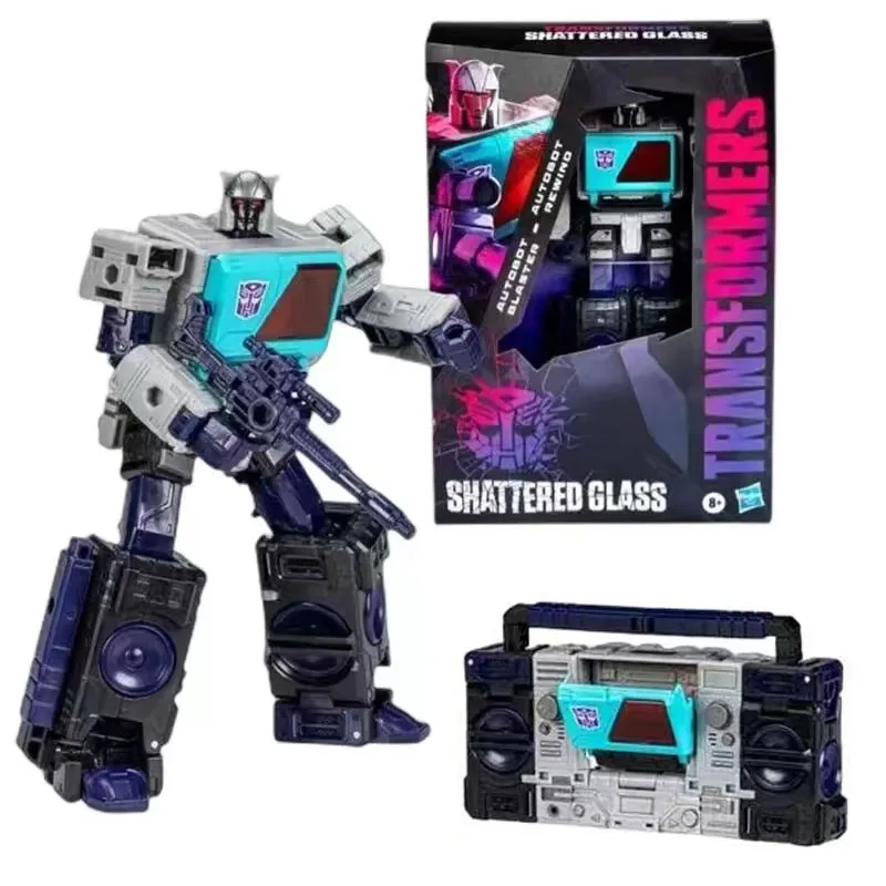 

Hasbro New Transformers Genuine Original Mirror series Voyager Blaster Film animation around Models Robot Model toys