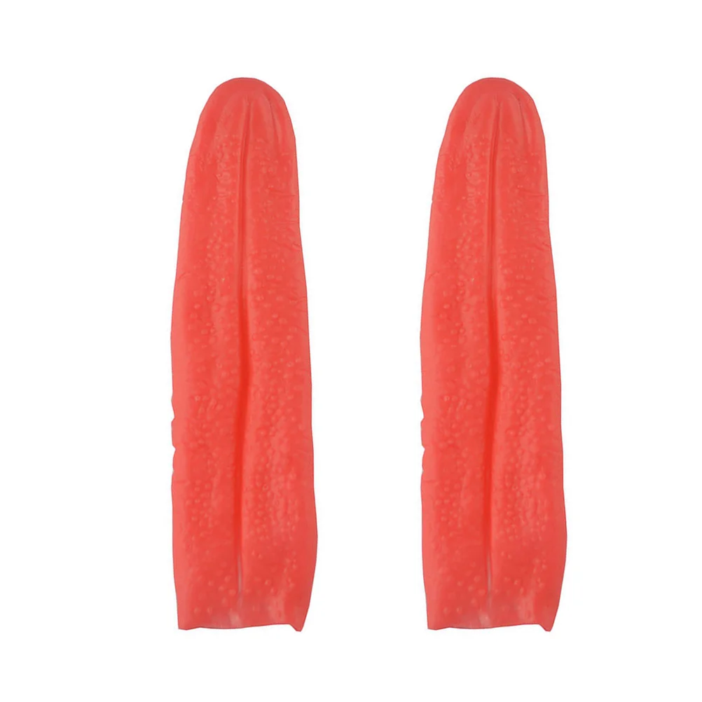 

2 PCS Halloween Props Tongue Pierce Toy Fake Toys Make up Festival Cosplay Artificial