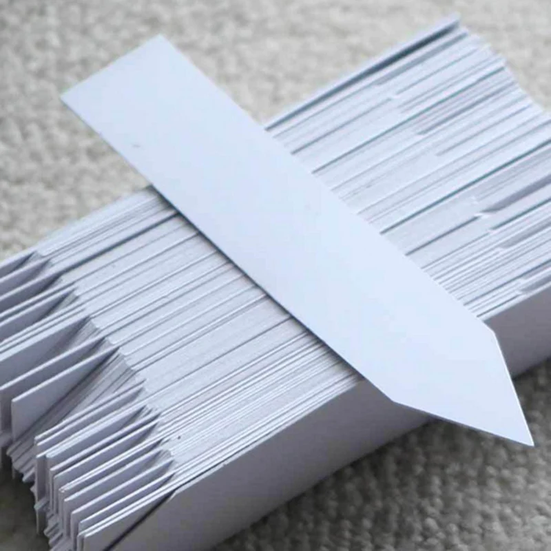 100Db -Os Növények Címkék Beltéri Bonsai Név Címke Műanyag Tét -Típusú Óvoda Virág Edény Kerti Díszek - Image 3