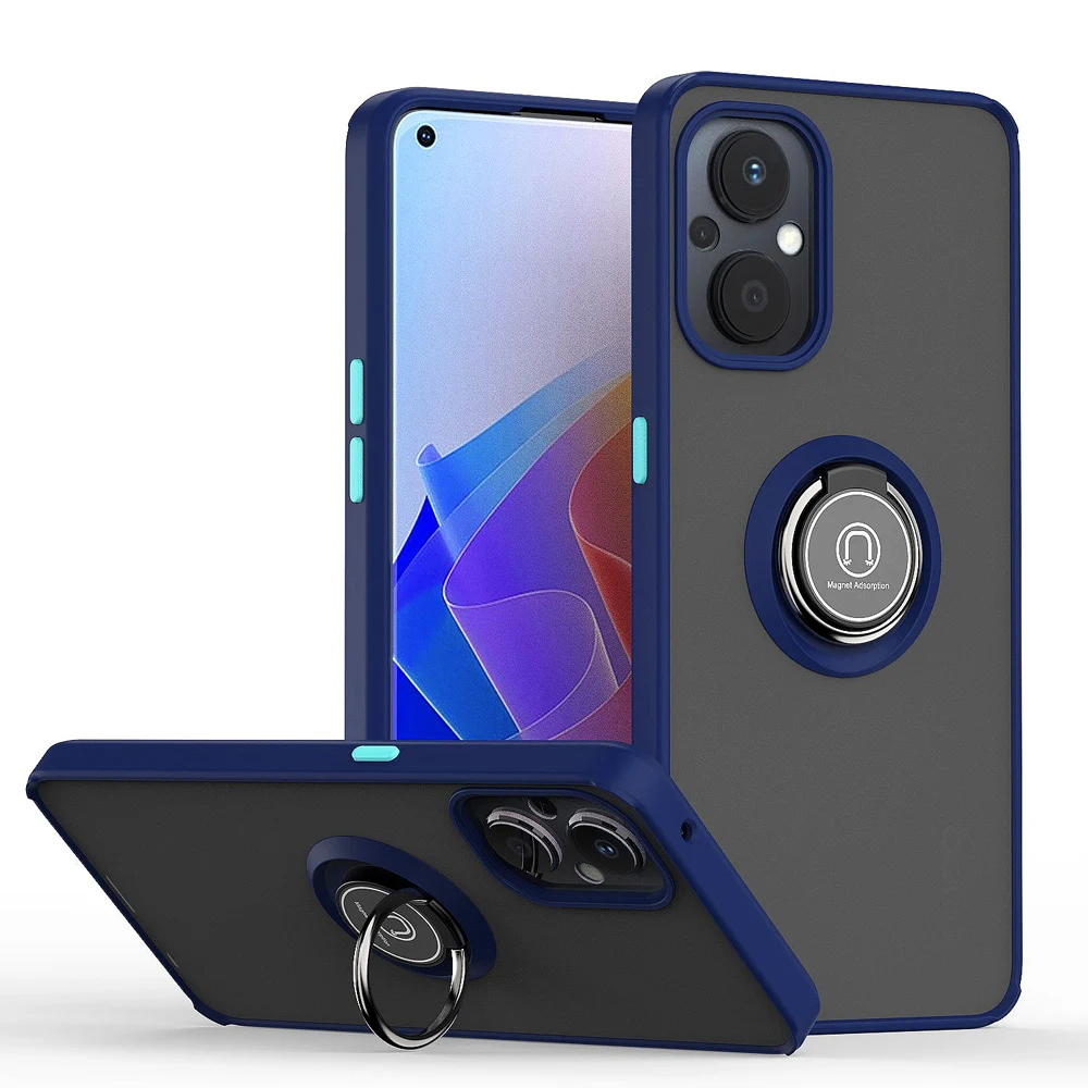 Shockproof Phone Case With Ring Stand For Oppo Reno7 Pro And A_voghion.com
