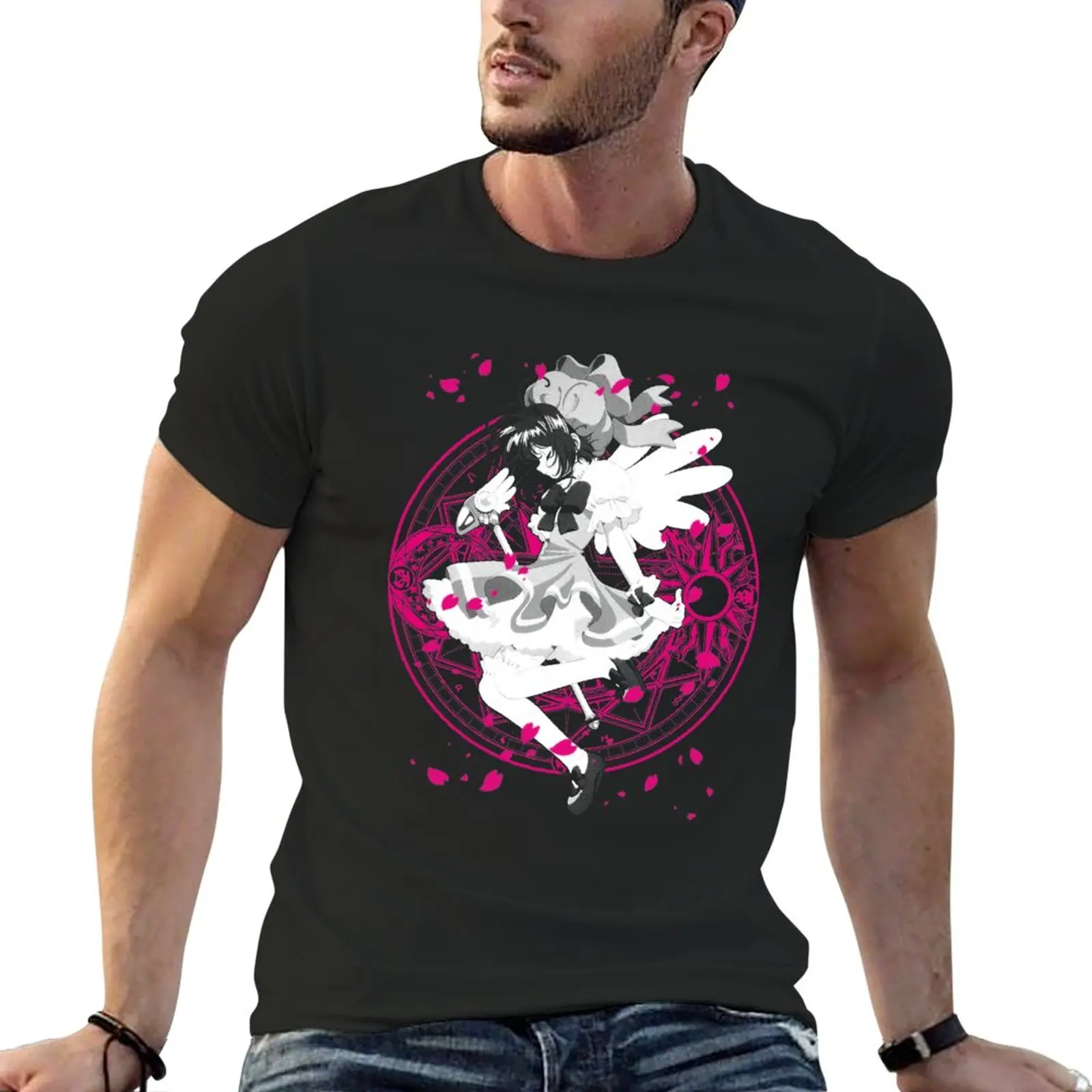 

New Sakura Magic Circle (white) T-Shirt cute tops cute clothes shirts graphic tees quick-drying t-shirt mens tall t shirts