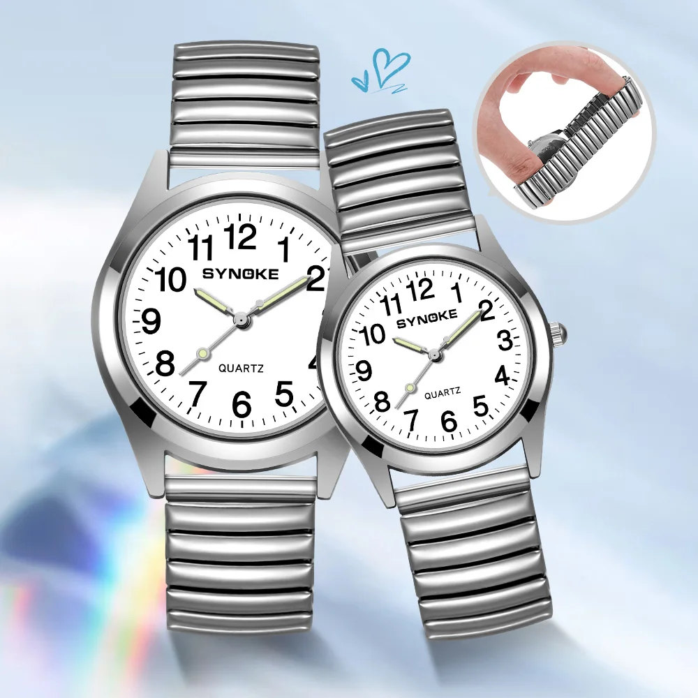 

Couple Watches Elegant Women's Watch Business Mens Watches Waterproof Watch Quartz Stainless Steel Shock Resistant Watches