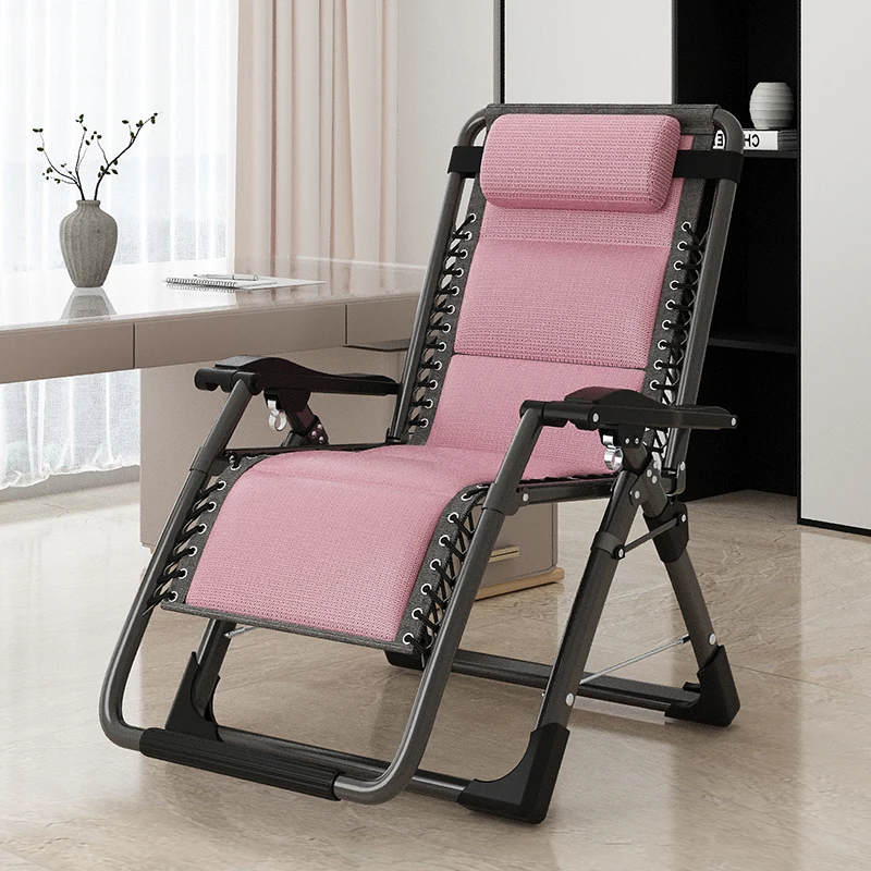 

Recliner Folding Chaise Lounge Home Balcony Relaxation Office Chaise Lounge Daybed Lazy Sillones Individual Furniture QF50TY