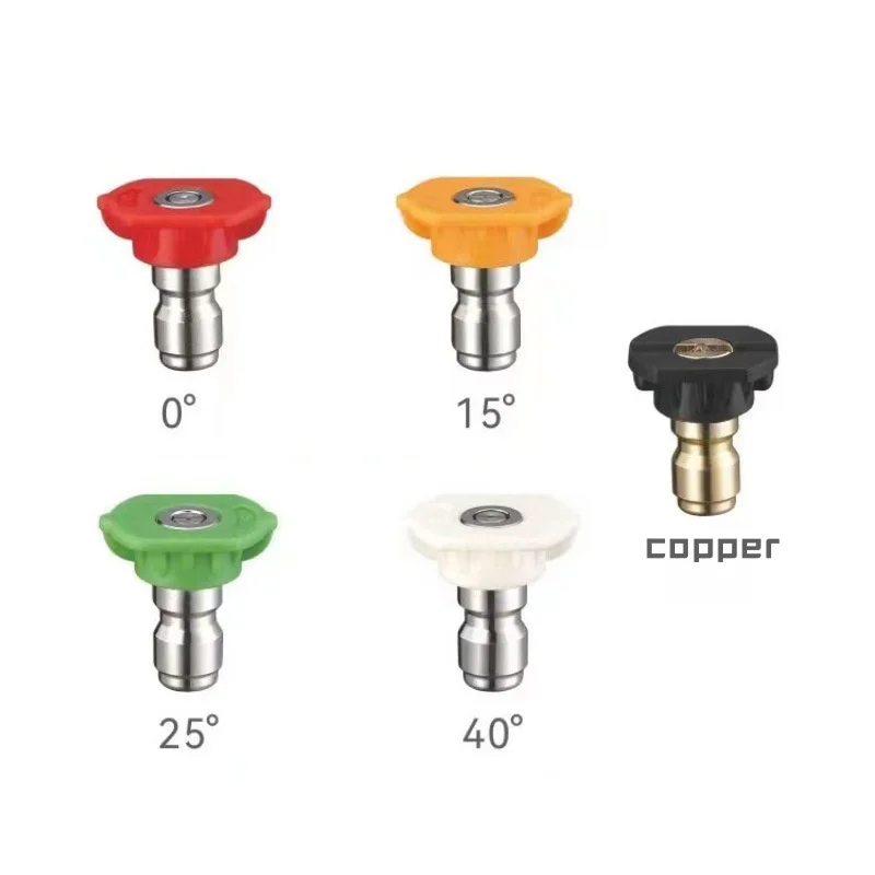 4350psi High Pressure Washer with Copper Foam Cannon - Copper Gun Head 5 Nozzles 1/4 QC 6