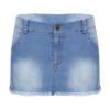 Women's Fashion Y2k Denim Mini Skirt Low Rise Sexy Pencil Short Jean Dress 90s Vintage Girls Party Skirt Female Club Streetwear 5